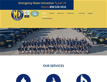 Tablet Screenshot of mdcleaners.com